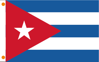 Cuba 3'X5' Flag ROUGH TEX® 100D