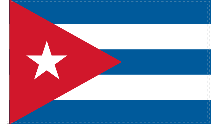 Cuba 6'x10' Flag ROUGH TEX® 100D