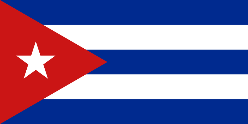 Cuba 12"x18" Flag With Grommets ROUGH TEX® 100D