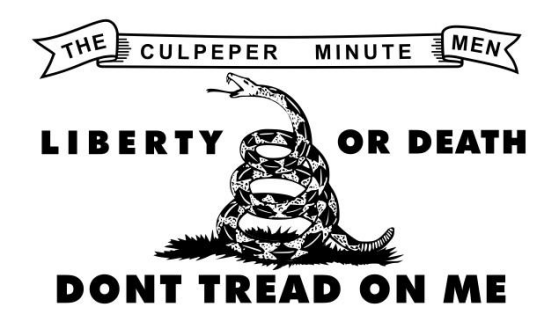 Culpeper Minutemen 12"x18" Double Sided Flag With Grommets ROUGH TEX® 100D