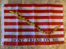 1st Navy Jack Don't Tread On Me Flag Rough Tex ® 2'x3' 150D