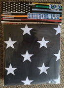 AMERICAN SERVICE USA MEMORIAL Flag - 3'X5' Rough Tex® 150D ALL LAW FIRE POLICE CORRECTIONS EMS SECURITY  ENFORCEMENT BRANCHES MILITARY DNR