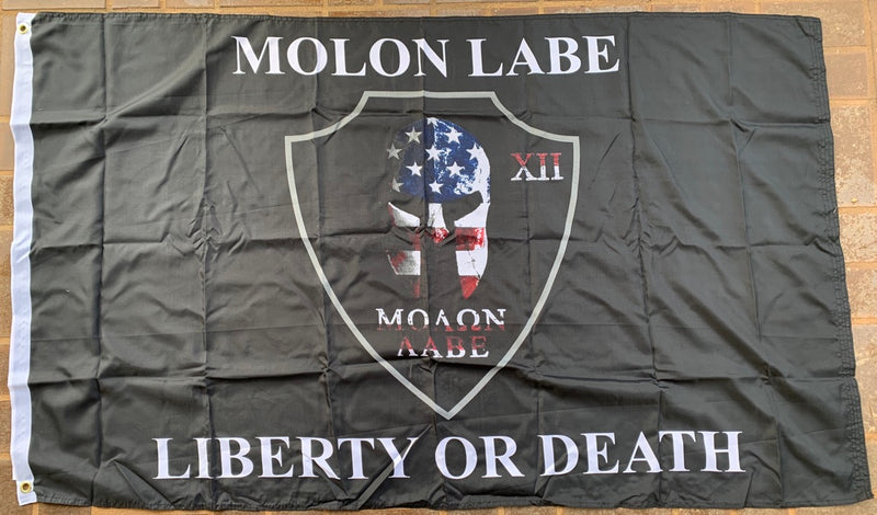 U.S. Molon Labe Liberty Or Death 3'X5' Flag Rough Tex® 100D