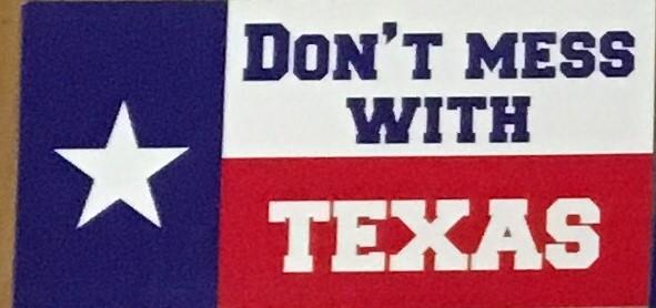DON'T MESS WITH TEXAS OFFICIAL BUMPER STICKER PACK OF 50 BUMPER STICKERS MADE IN USA WHOLESALE BY THE PACK OF 50!
