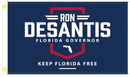 Ron DeSantis Florida Governor 3'X5' Flag Rough Tex® 100D