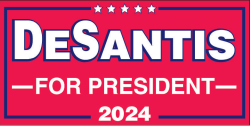 DeSantis For President 2024 Red Bumper Sticker