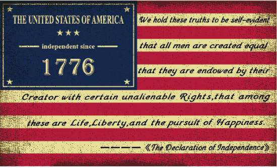 Declaration of Independence  USA 1776 3'X5' Flag Rough Tex® 100D