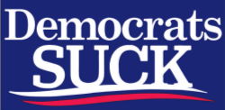 Democrats Suck Bumper Sticker