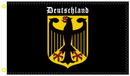 Deutschland Eagle Black 3'X5' Flag Rough Tex® 100D