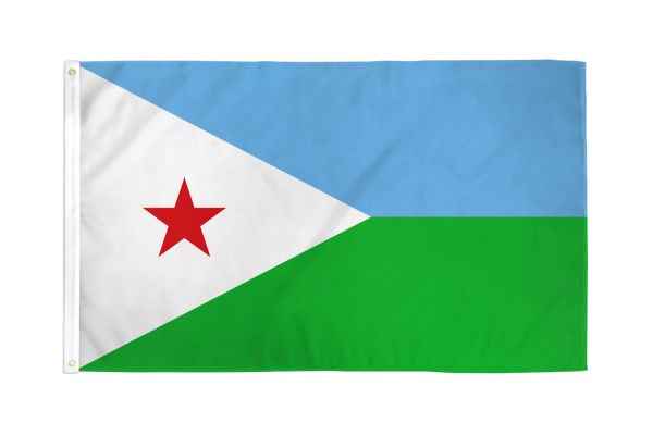 Djibouti 3'X5' Country Flag ROUGH TEX® 68D Nylon