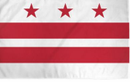 District of Colombia 12"x18" Flag With Grommets ROUGH TEX® 100D