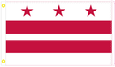 District of Colombia Washington DC 3'X5' Flag ROUGH TEX® 100D