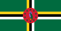 Dominica 12"x18" Flag With Grommets ROUGH TEX® 100D