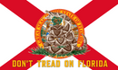 Don't Tread On Florida Live Rattlesnake 3'X5' Flag Rough Tex® 100D