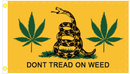 Don't Tread On Cannabis 3'X5' Flag ROUGH TEX® 100D