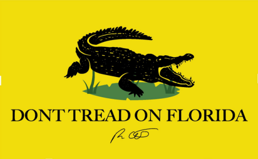 Don't Tread On Florida Gov Ron Desantis 3'x5' Flag ROUGH TEX® 68D Nylon