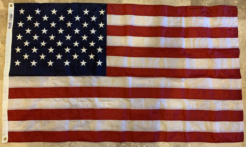 United States Flag 3'X5' 100% All Weather Nylon Annin Flagmakers® Made in USA American flags