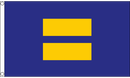 Human Rights Equality 3'x5' blue