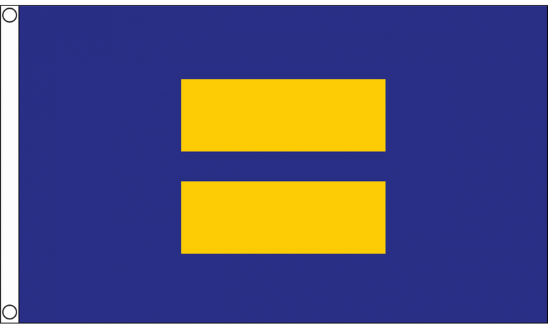 Human Rights Equality 3'x5' blue