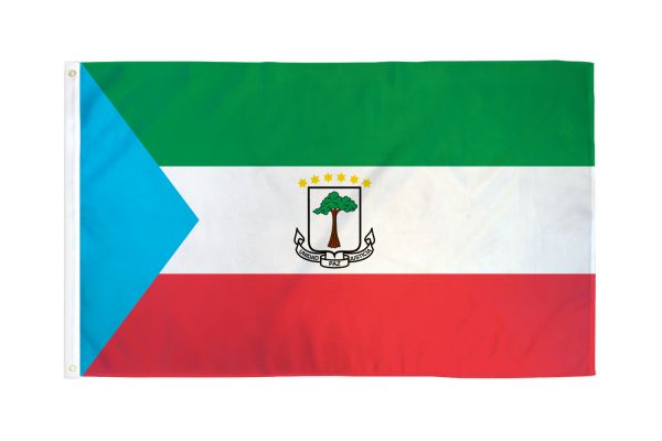 Equatorial Guinea 3'X5' Country Flag ROUGH TEX® 68D Nylon