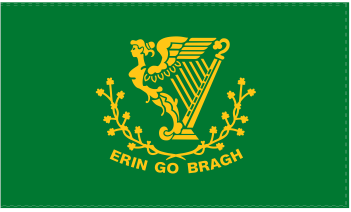 Erin Go Bragh 12"x18" Flag ROUGH TEX® 100D With Grommets
