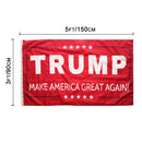 Trump MAGA Red IV Campaign Flag 2x3' feet Rough Tex ® 68D NYLON