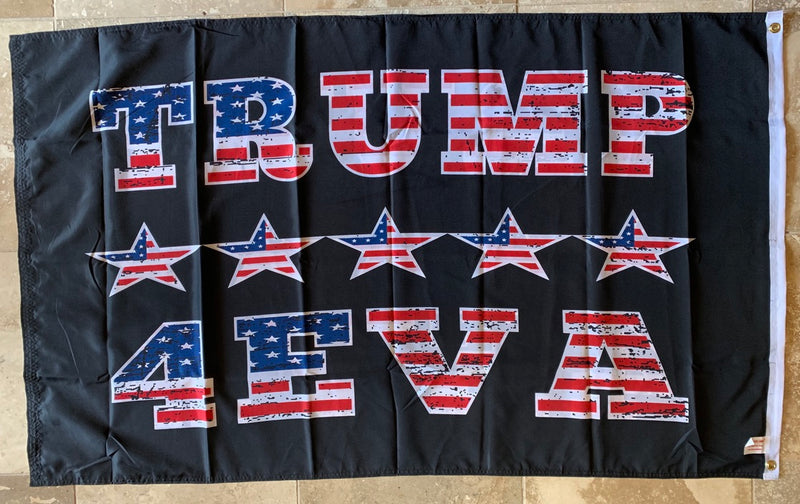 Trump 4EVA Forever Trump Won Double Sided 3'X5' Rough Tex® 100D