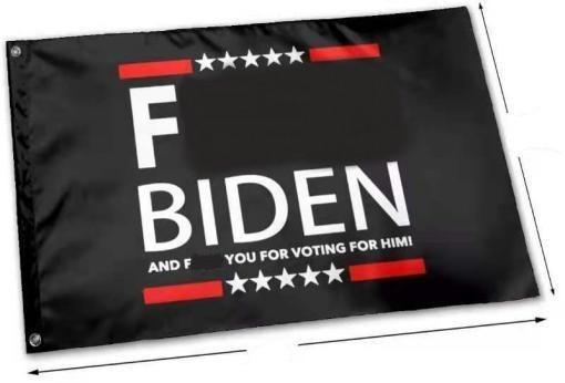 Fuck Biden  5'x8' Flag ROUGH TEX® 68D Fuck Biden Trump 2024 5X8 Flags