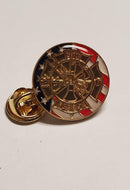 Fire Department USA Round Lapel Pin
