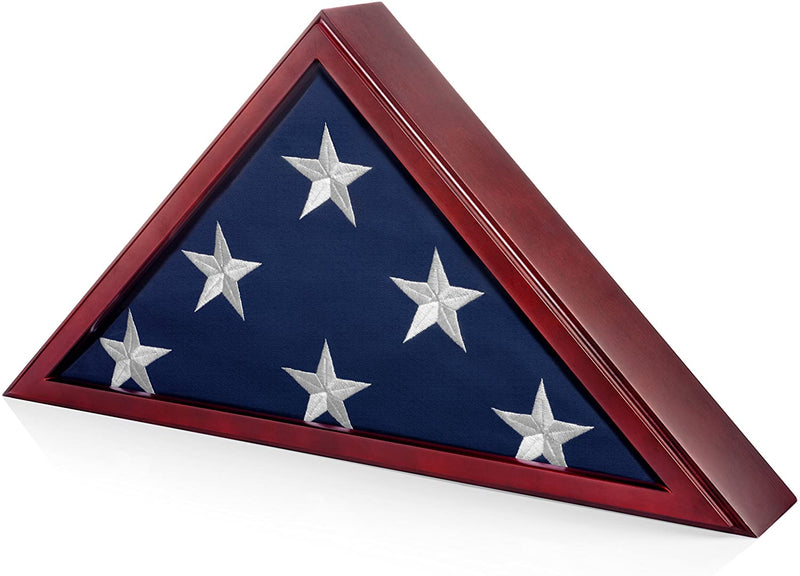 Cherry Wood Flag Case