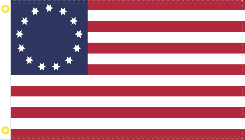 FRANCIS HOPKINSON JUNE 14 1777 AMERICA ROUGH TEX 100D FLAG 3X5 FEET