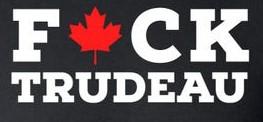 Fuck Trudeau Maple Leaf Canada Black Flag 3'x5' Rough Tex ®100D