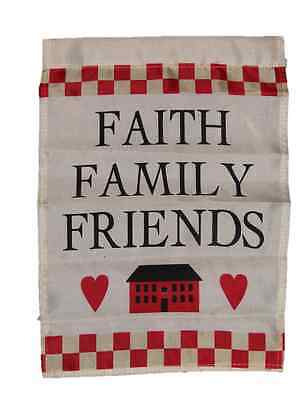 Faith Family Friends Printed Garden Flag Rough Tex ® Brand