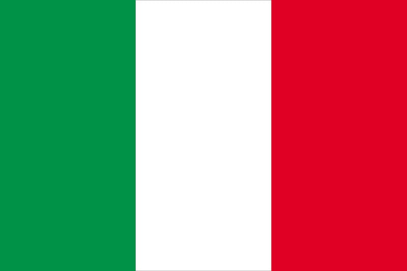 Italy Flag with Grommets 12'X18' Rough Tex® 100D