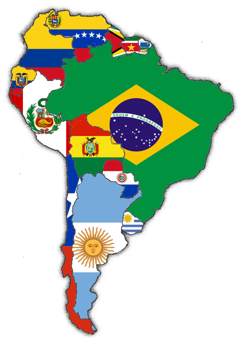 South American National Flags 3x5 Feet Rough Tex ®