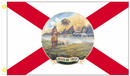 Florida 1868 3'X5' Flag ROUGH TEX® 100D Old Florida Original