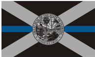 Florida Police Memorial 3'X5' Flag ROUGH TEX® 100D