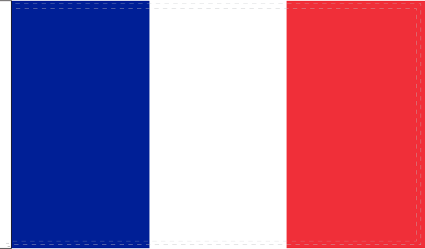 France 2'x3' Flag ROUGH TEX® 68D