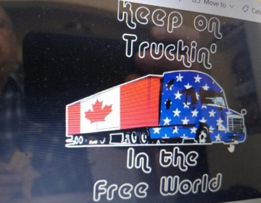Keep On Trucking In The Free World 3'X5' Flag ROUGH TEX® 100D