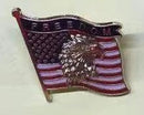 USA Gold Eagle Freedom Lapel Pins American