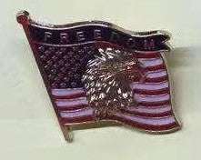 USA Gold Eagle Freedom Lapel Pin