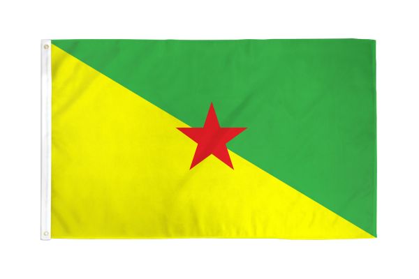 French Guiana 3'X5' Country Flag ROUGH TEX® 68D Nylon