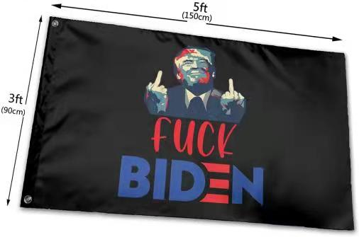 Fuck Biden Trump 2024 3'X5' Flag ROUGH TEX® 100D