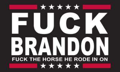 Fuck Brandon 3'X5' Flag ROUGH TEX® 100D