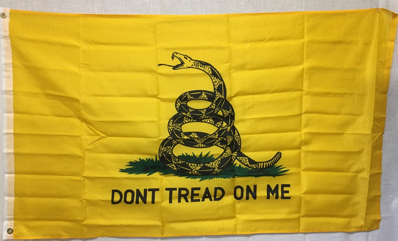 Gadsden Don't Tread On Me 3'X5' Flag Rough Tex® 200D to 210D NYLON