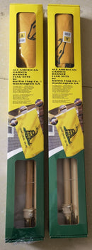 Five feet 2 Piece Wooden Flag Pole 1"x5' Bracket & Flag Options (American, Betsy Ross, Gadsden, Texas)