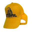 144 GADSDEN DON'T TREAD ON ME CAP (NATURAL GOLDEN YELLOW)