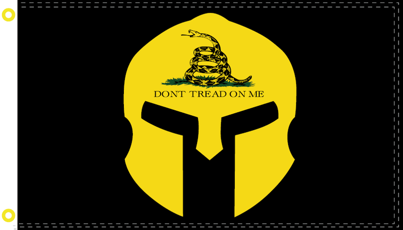 Gadsden Golden Warrior Don't Tread On Me Flag 12''X18'' 100D Rough Tex®