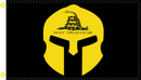 Gadsden Golden Warrior Don't Tread On Me Flag 2'X3' 100D Rough Tex®