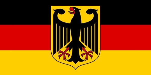 Germany with Eagle Bumper Sticker